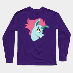 Flying Princess Pony Head Long Sleeve T-Shirt